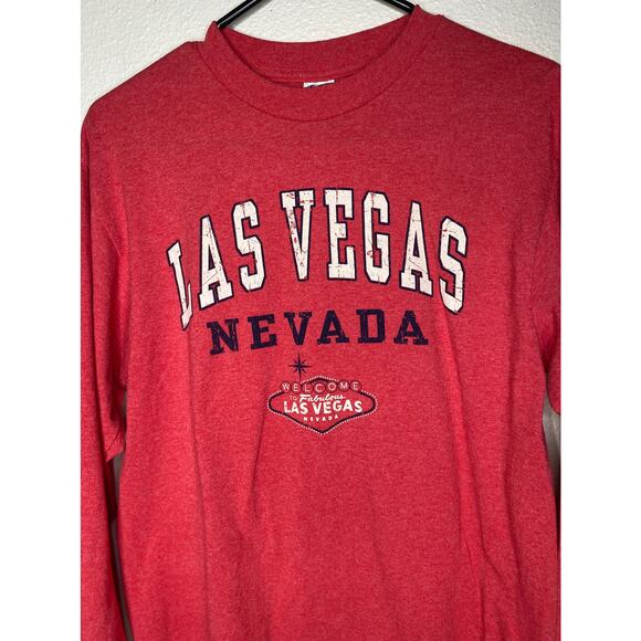 Alstyle Apparel Las Vegas long sleeve top red M - Picture 1 of 3